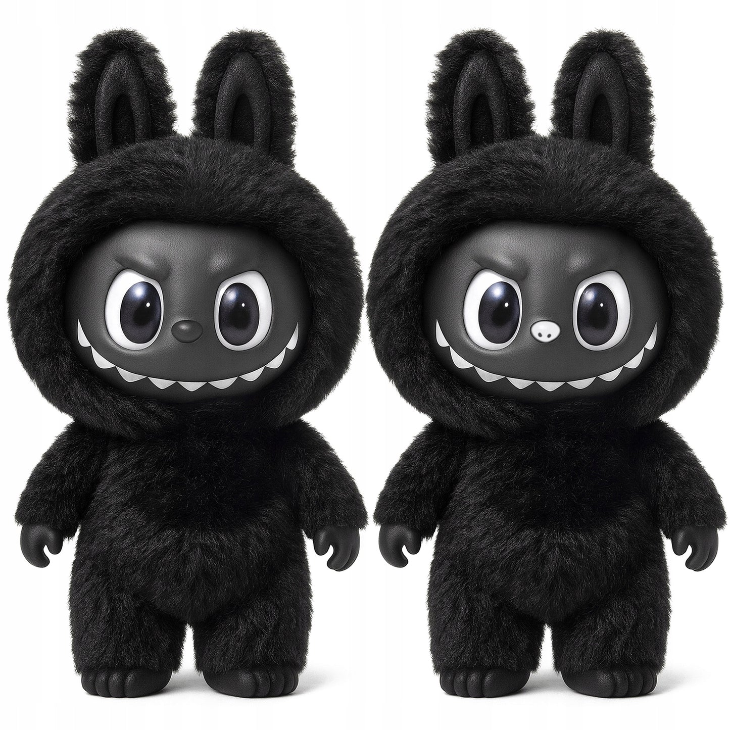 LABUBU Juodas raktų pakabukas-staigmena