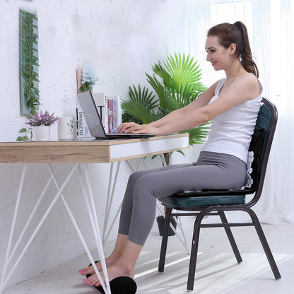 Sveikatinamasis akupresūros kilimėlis su spygliukais kraujotakai stimuliuoti, masažinė pagalvėlė