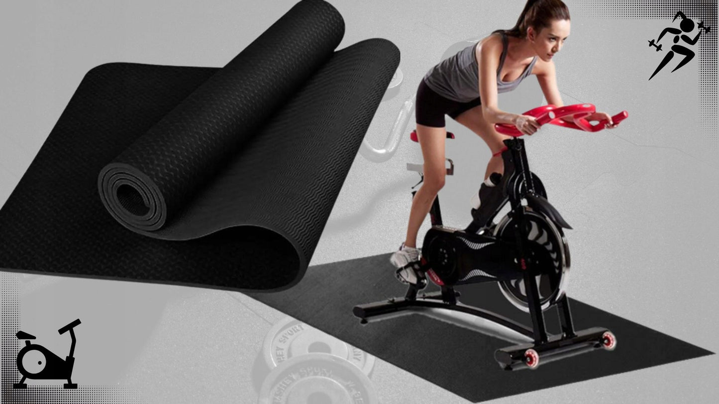 Apsauginė, garsą izoliuojanti kilimėlio po sporto įrangą, storas, didelis, skirtas apsaugoti grindis