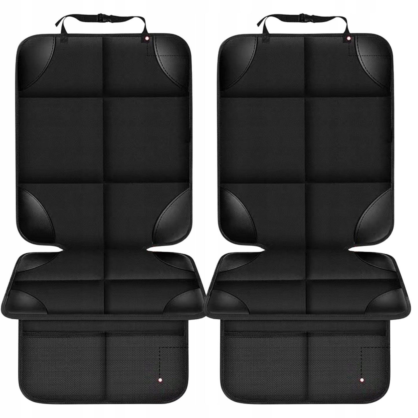 Apsauginis kilimėlis po automobilio kėdute, juodas, 2 vnt.