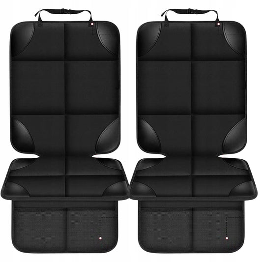 Apsauginis kilimėlis po automobilio kėdute, juodas, 2 vnt.