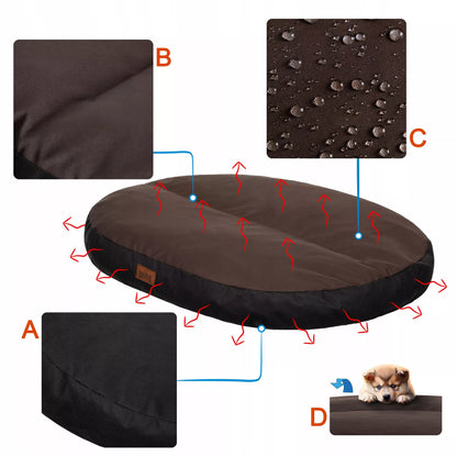 ŠUNS PAGULĖDYS, Šuns lovelė Sofa Dydysis Gultas Aptvaras 130x100 cm