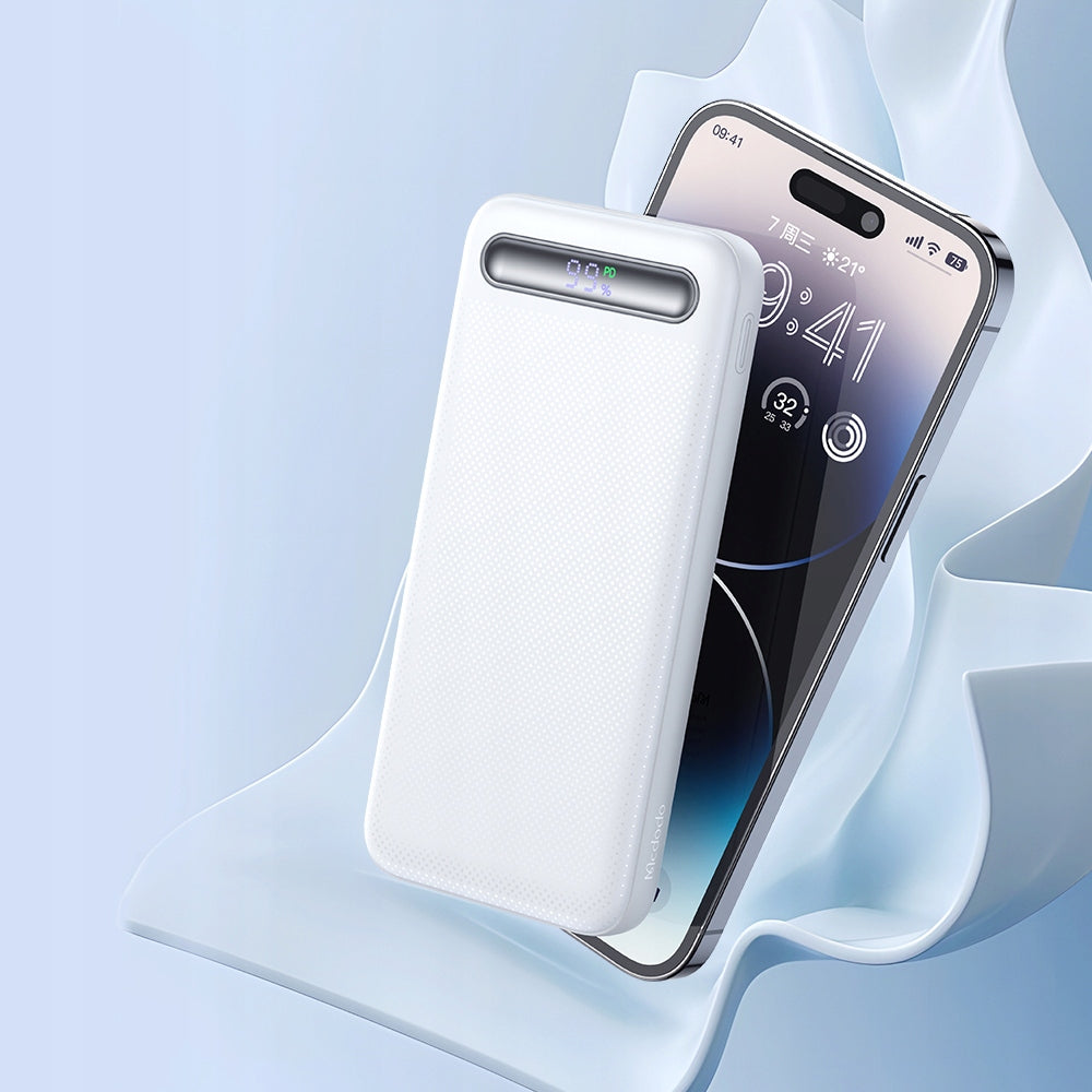 MCDODO POWERBANK 10000MAH SU DVYTURODIKLIU 3X USB USB-C 22,5W + KABELIS USB-C