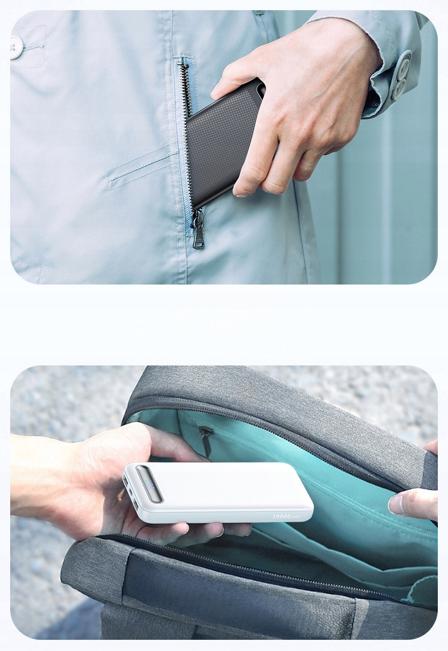 MCDODO POWERBANK 10000MAH SU DVYTURODIKLIU 3X USB USB-C 22,5W + KABELIS USB-C