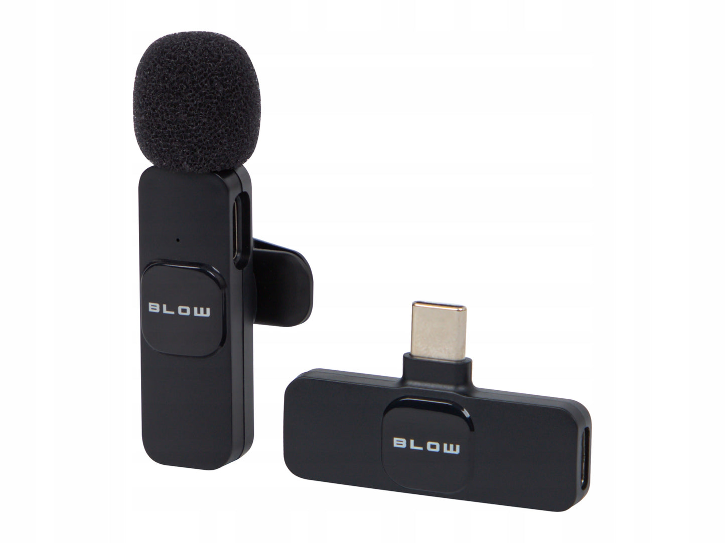 Belaidis apykaklinis mikrofonas-imtuvas Android telefonui, USB-C jungtis