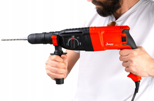 Galingas SDS+ gręžtuvas su betono kaltuvu 2600W + 2,8m laidas