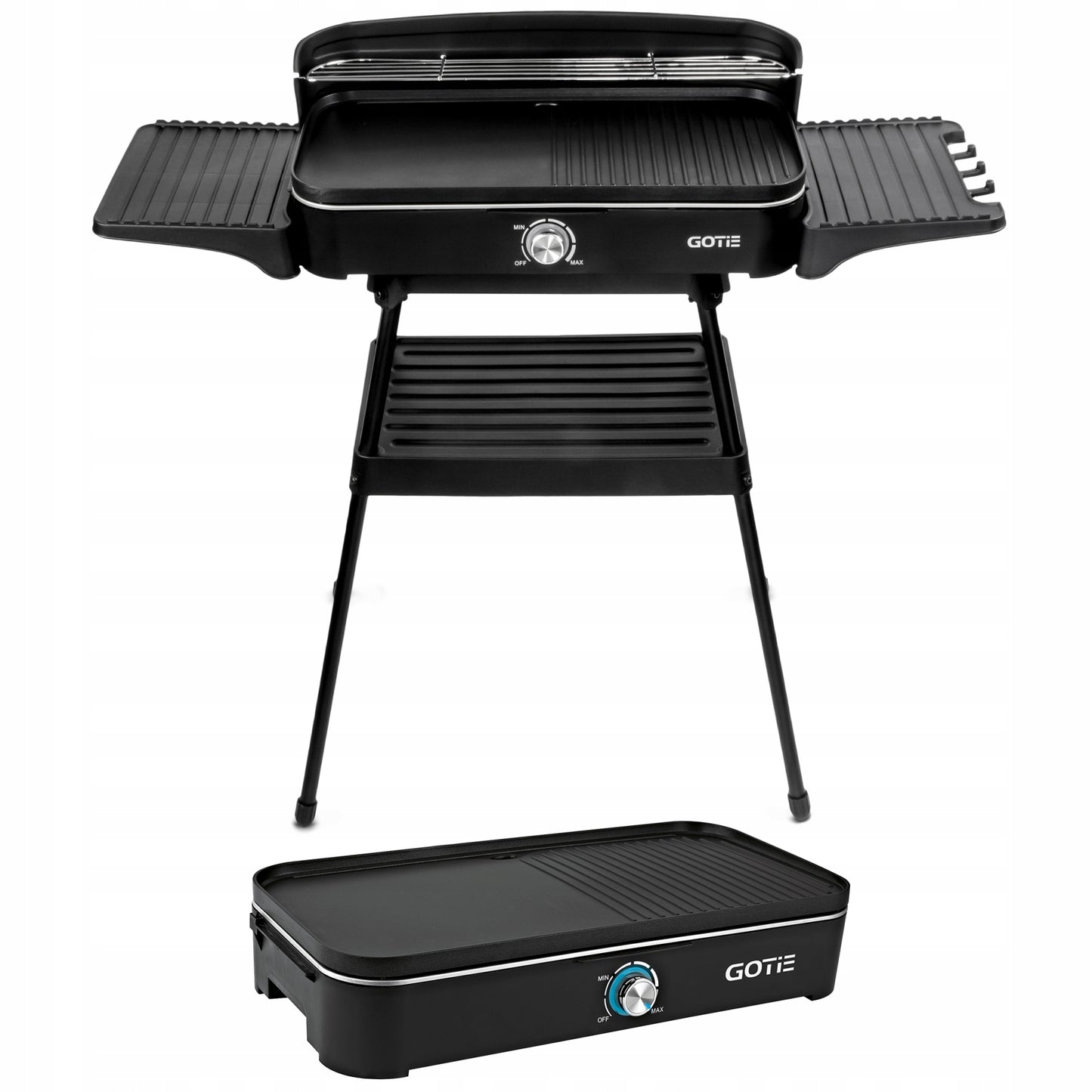 Galingas elektrinis grilius mėsai ir daržovėms, kepintuvas GOTIE GGE-2200