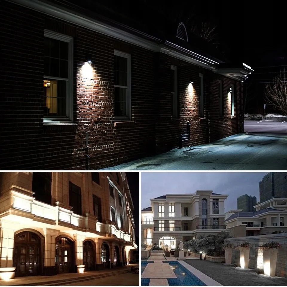 Galingas LED halogeninis prožektorius 100W su judesio ir prieblandos jutikliu 3500lm SLIM