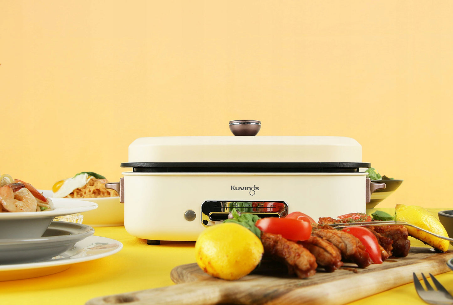 ELEKTRINIS STALINIS MULTIGRILIS KUVINGS CERAMIC PLUS KREMINIS KEPINTUVAS