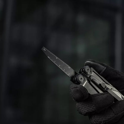 MULTITOOL DAUGIAFUNKCINIS ĮRANKIS M-TAC TYPE 9 11w1 SU DĖKLU Black