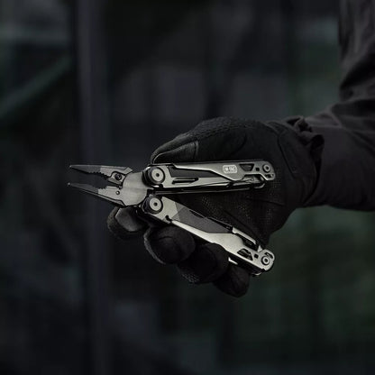 MULTITOOL DAUGIAFUNKCINIS ĮRANKIS M-TAC TYPE 9 11w1 SU DĖKLU Black