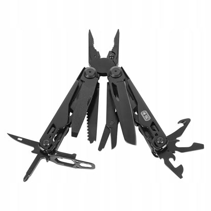 MULTITOOL DAUGIAFUNKCINIS ĮRANKIS M-TAC TYPE 9 11w1 SU DĖKLU Black