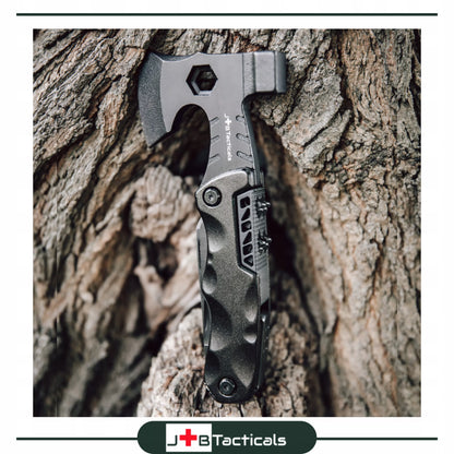 MULTITOOL KIRVIS 16w1 Daugiafunkcis įrankis kišeninis peiliukas išgyvenimo peilis