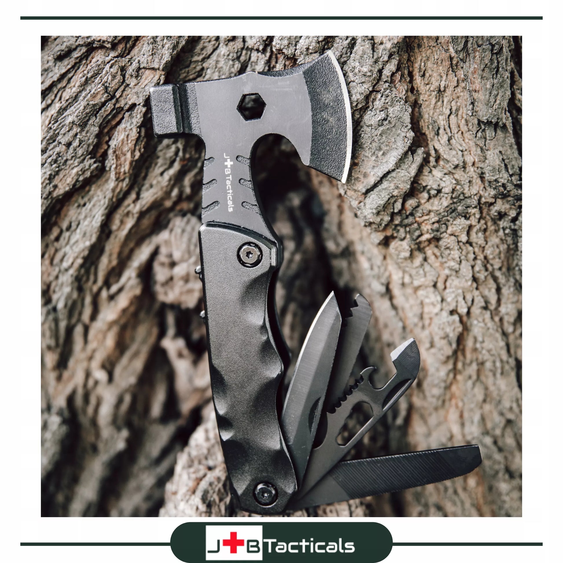 MULTITOOL KIRVIS 16w1 Daugiafunkcis įrankis kišeninis peiliukas išgyvenimo peilis