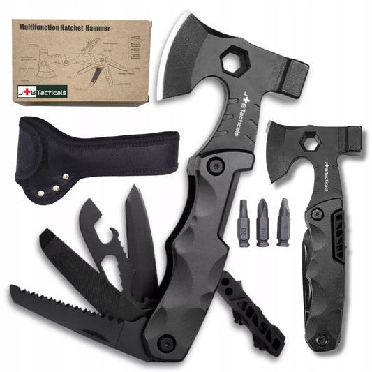 MULTITOOL KIRVIS 16w1 Daugiafunkcis įrankis kišeninis peiliukas išgyvenimo peilis