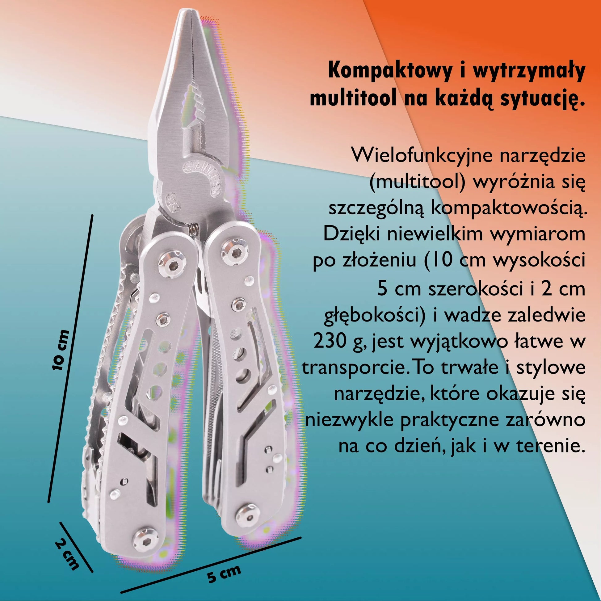 Daugiafunkcis išgyvenimo įrankis 24 viename + dėklas