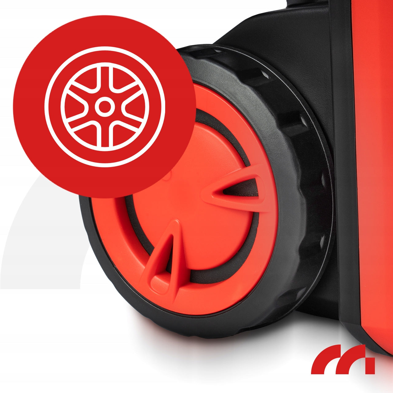 MalTec Kompaktiškas aukšto slėgio plovimo įrenginys su savisiurbiu aliumininiu siurbliu, galingas TURBO