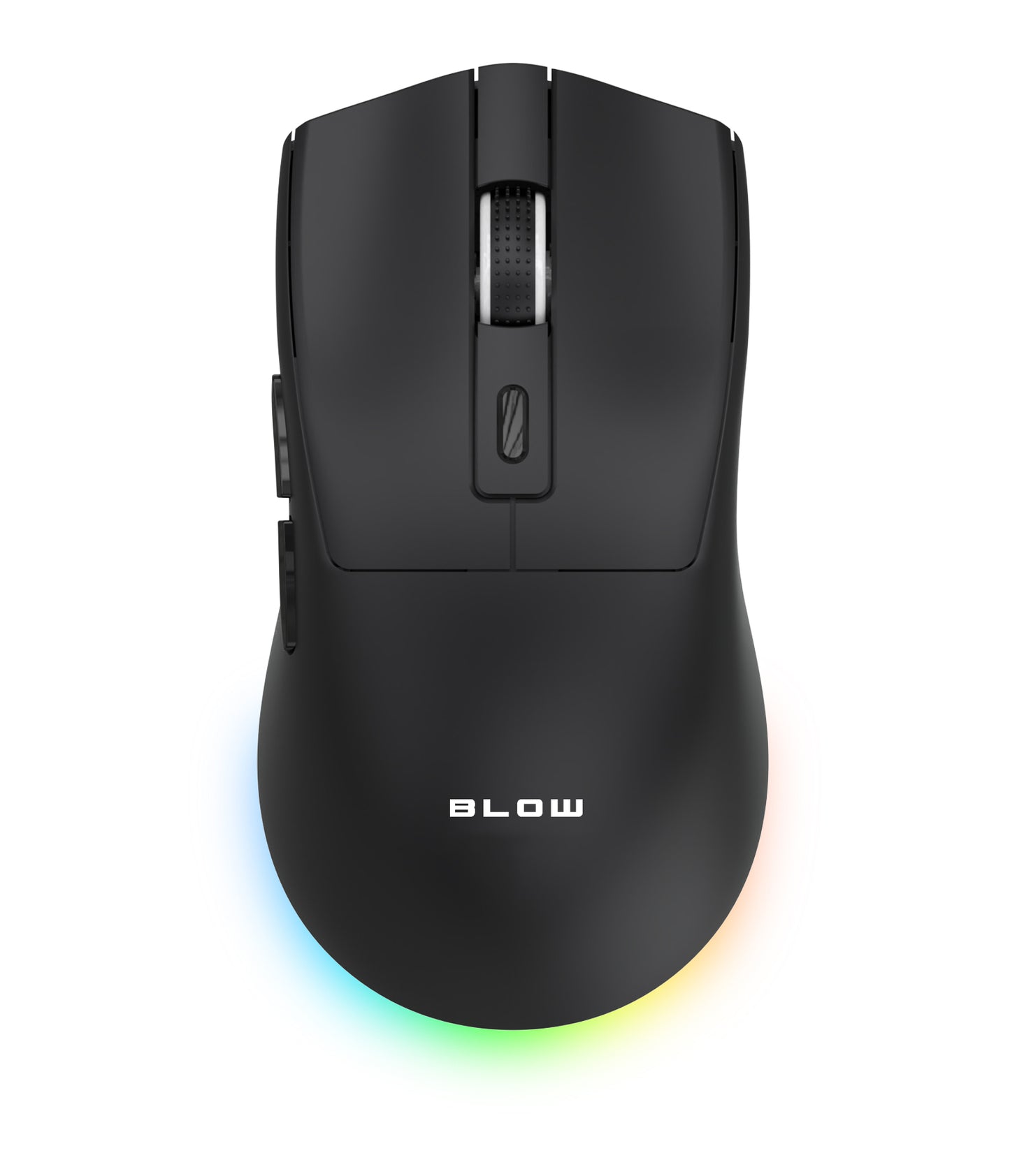 Juoda optinė žaidimų pelė su įkrovimo stotele, PC, USB, Bluetooth 2.4GHz