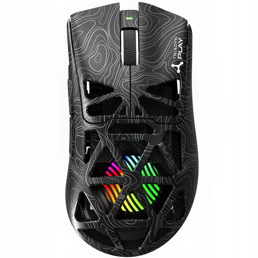 Žaidimų pelė TRIADYN IAPETUS PixArt Bluetooth USB RGB
