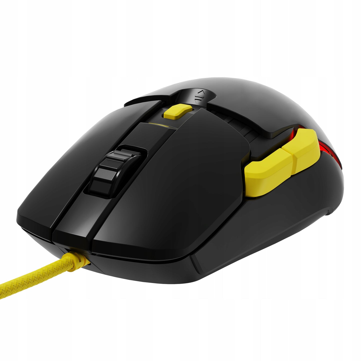 ŽAIDIMŲ PELĖ - RGB APŠVIETIMAS - LENGVA BE SPRAGTELĖJIMO - OPTINĖ 12400 DPI