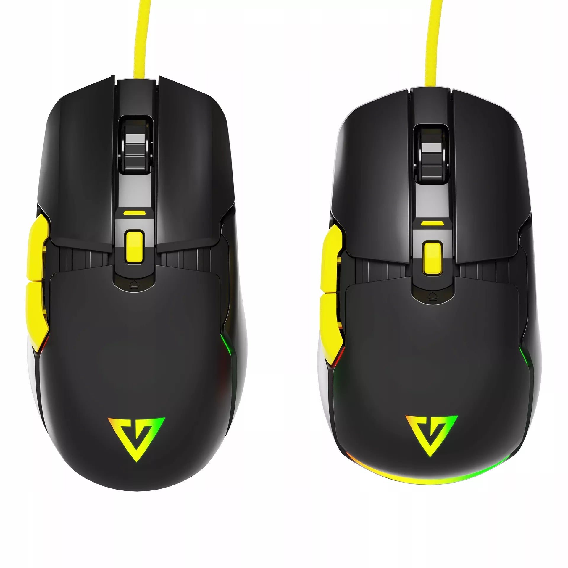 ŽAIDIMŲ PELĖ - RGB APŠVIETIMAS - LENGVA BE SPRAGTELĖJIMO - OPTINĖ 12400 DPI