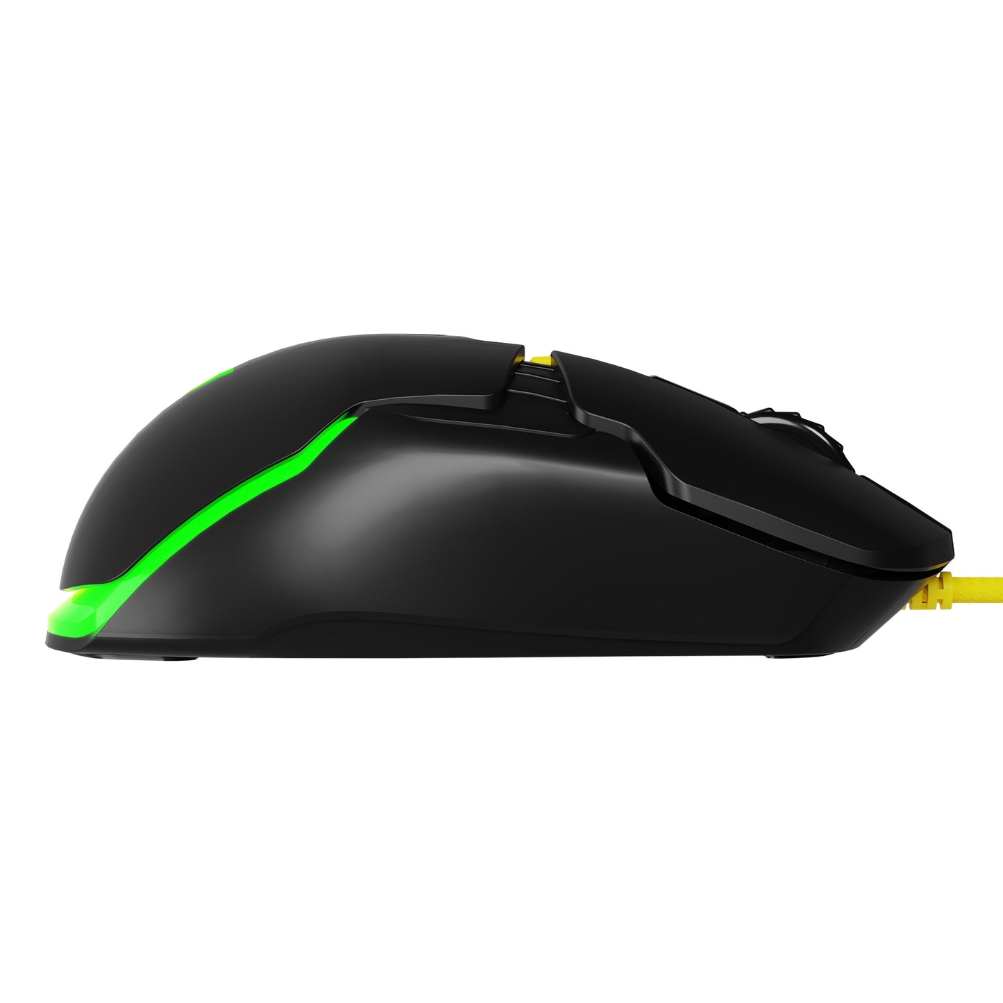 ŽAIDIMŲ PELĖ - RGB APŠVIETIMAS - LENGVA BE SPRAGTELĖJIMO - OPTINĖ 12400 DPI