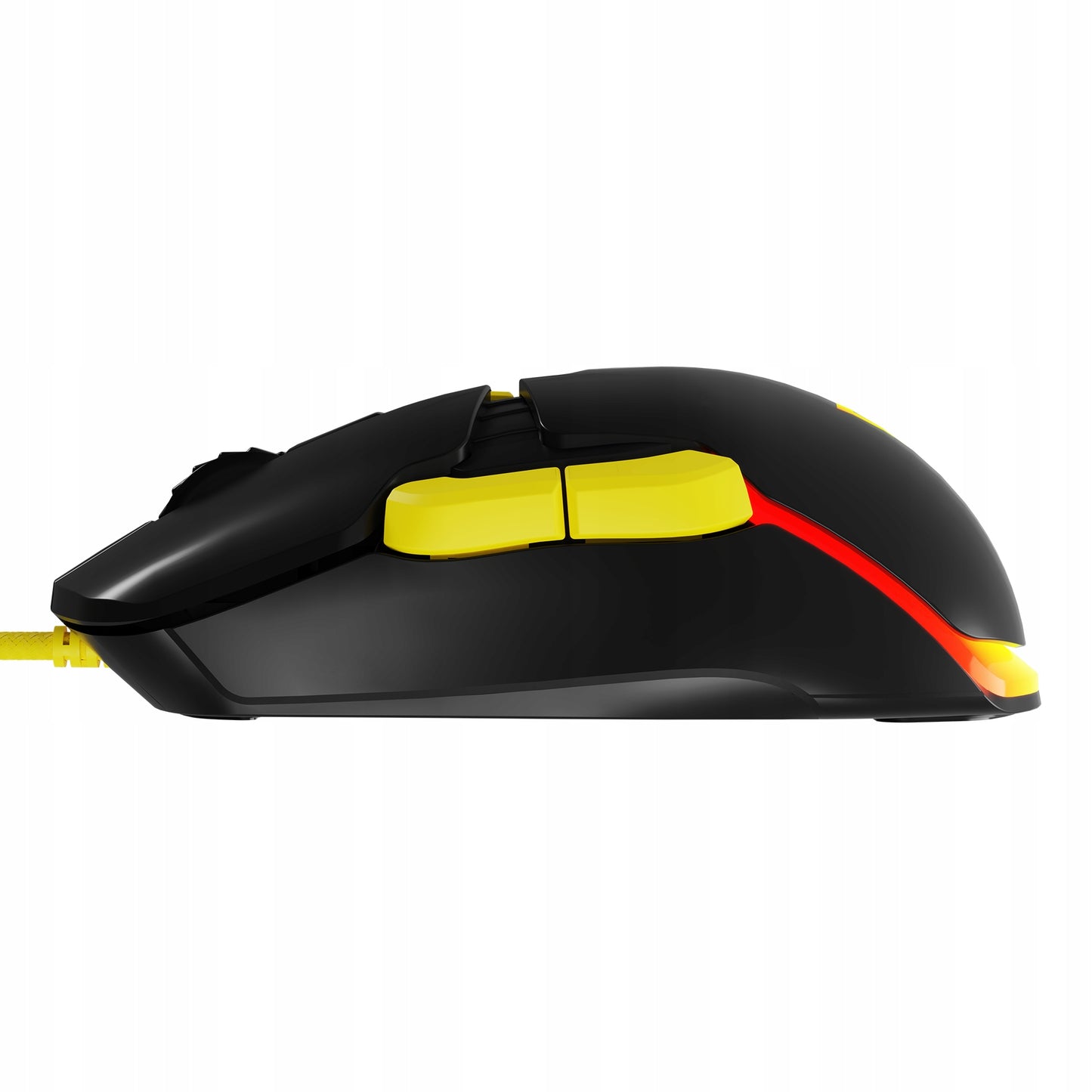 ŽAIDIMŲ PELĖ - RGB APŠVIETIMAS - LENGVA BE SPRAGTELĖJIMO - OPTINĖ 12400 DPI