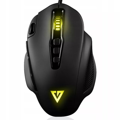 Laidinė žaidimų pelė - RGB apšvietimas - Optinis jutiklis 12400 DPI
