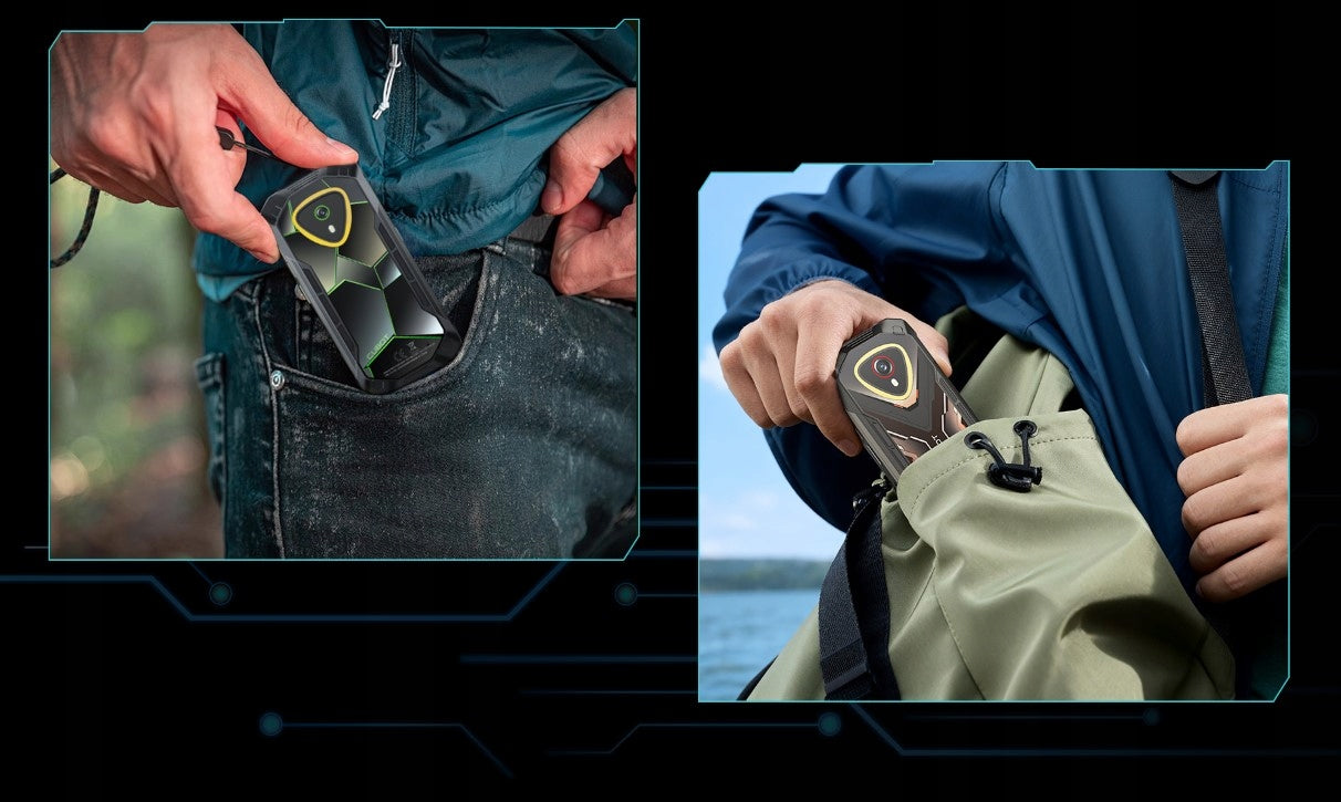 Mažas šarvuotas išmanusis telefonas CUBOT KINGKONG mini 4 16/128GB NFC DUAL SIM IP69K