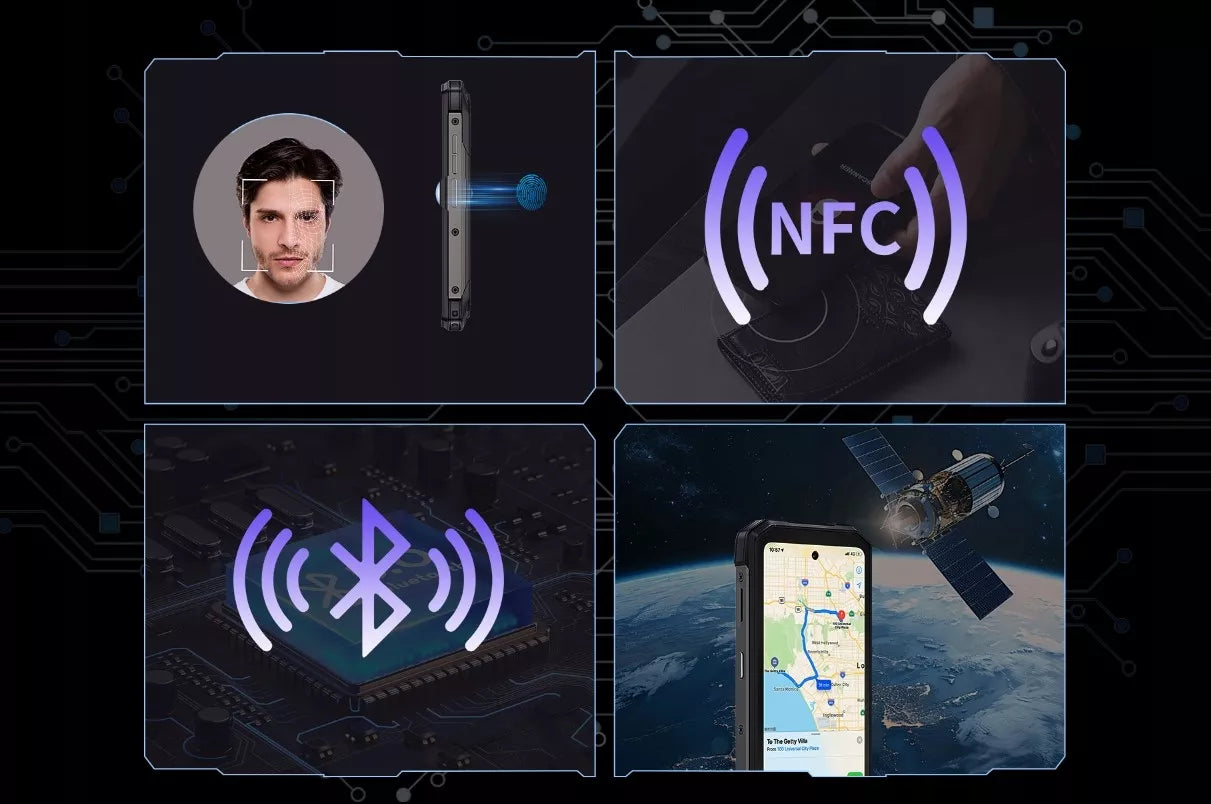 Mažas šarvuotas išmanusis telefonas CUBOT KINGKONG mini 4 16/128GB NFC DUAL SIM IP69K