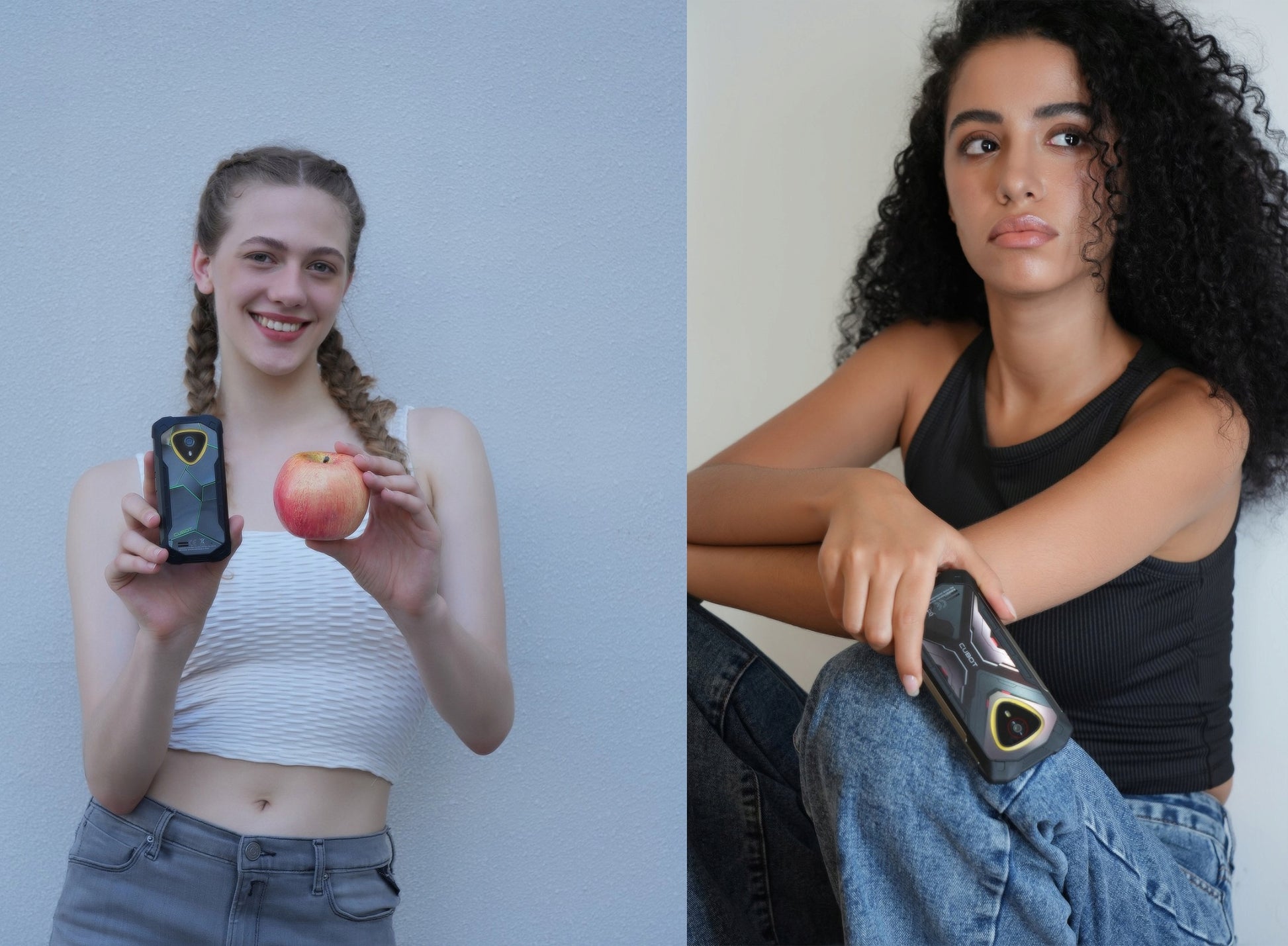 Mažas šarvuotas išmanusis telefonas CUBOT KINGKONG mini 4 16/128GB NFC DUAL SIM IP69K