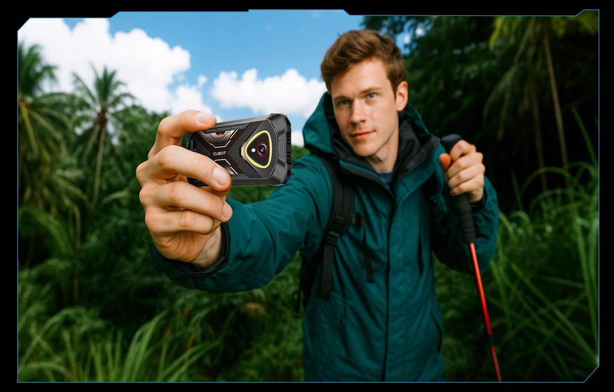 Mažas „Smartfon“ šarvuotas „CUBOT KINGKONG mini 4“ 20/256GB NFC DUAL SIM IP69K