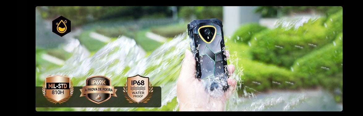 Mažas „Smartfon“ šarvuotas „CUBOT KINGKONG mini 4“ 20/256GB NFC DUAL SIM IP69K