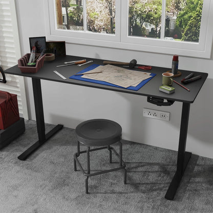 Rankinis reguliuojamo aukščio stalas 140x60 Spacetronik, baltas