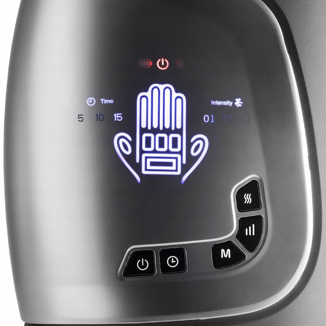 Rankų ir riešų masažuoklis su šildymu, skirtas reabilitacijai ir degeneracijoms