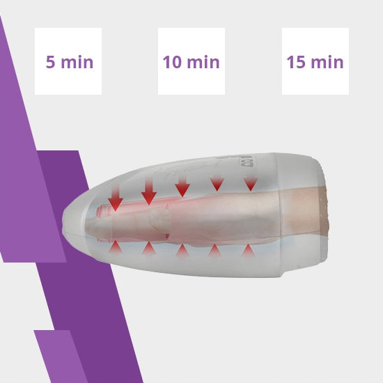 Rankų ir riešų masažuoklis su šildymu, skirtas reabilitacijai ir degeneracijoms