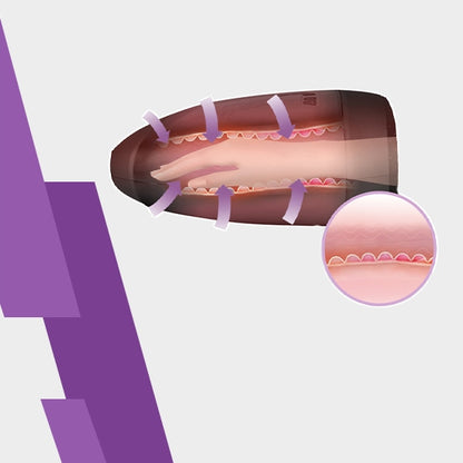 Rankų ir riešų masažuoklis su šildymu, skirtas reabilitacijai ir degeneracijoms