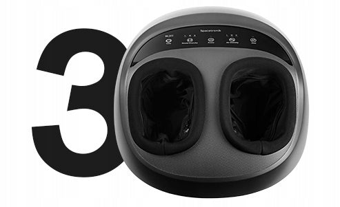 Didelis Šiatsu pėdų masažuoklis su šildymu, minkymu ir ridenimu SPE-M02