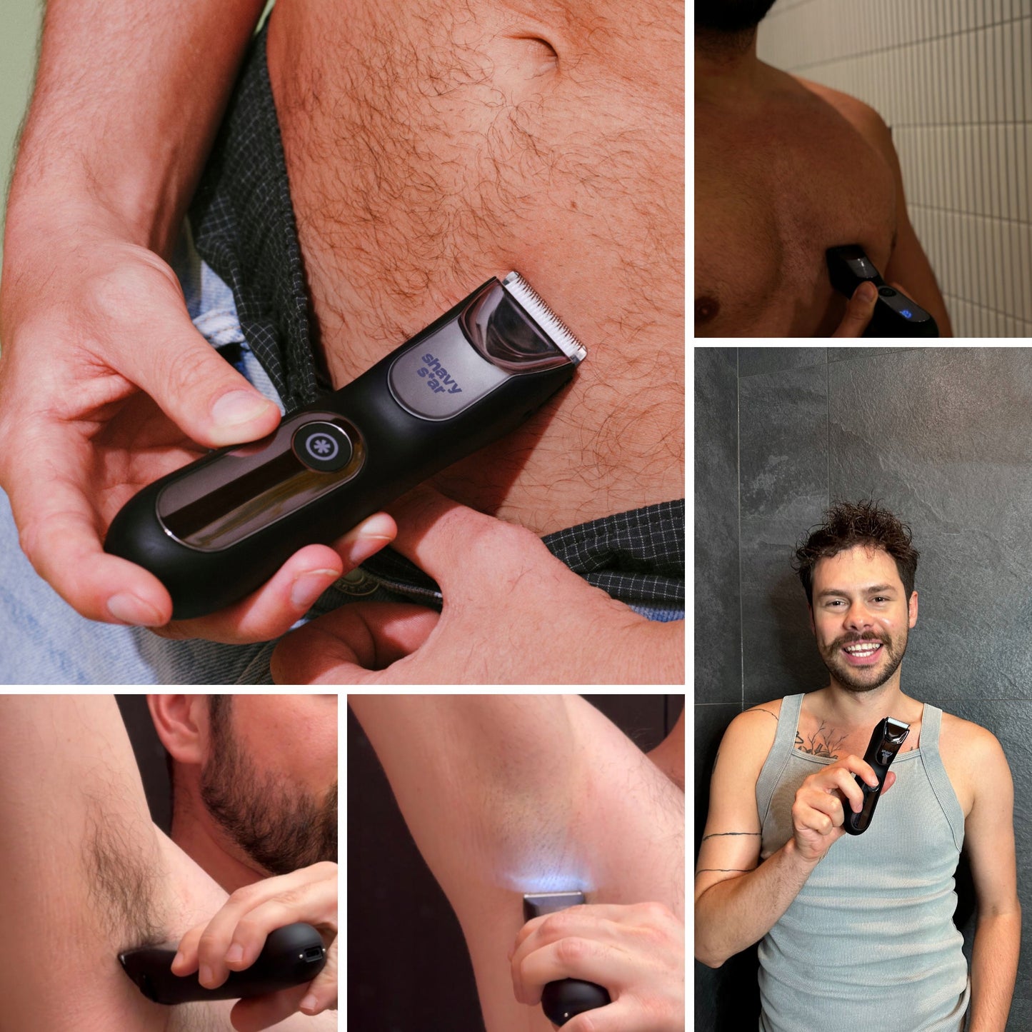 Plaukų kirpimo ir kūno trimeris intymiai zonai