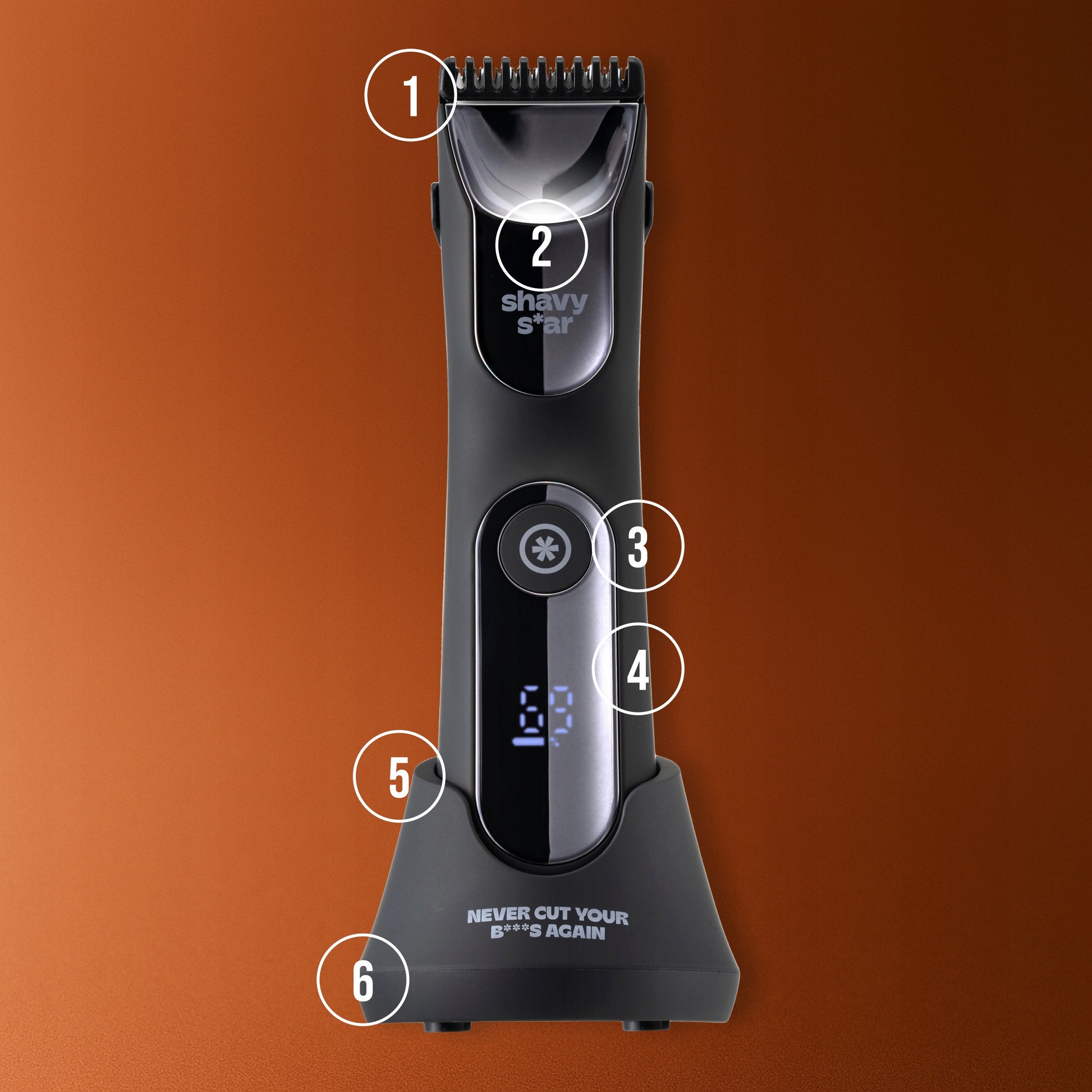 Plaukų kirpimo ir kūno trimeris intymiai zonai