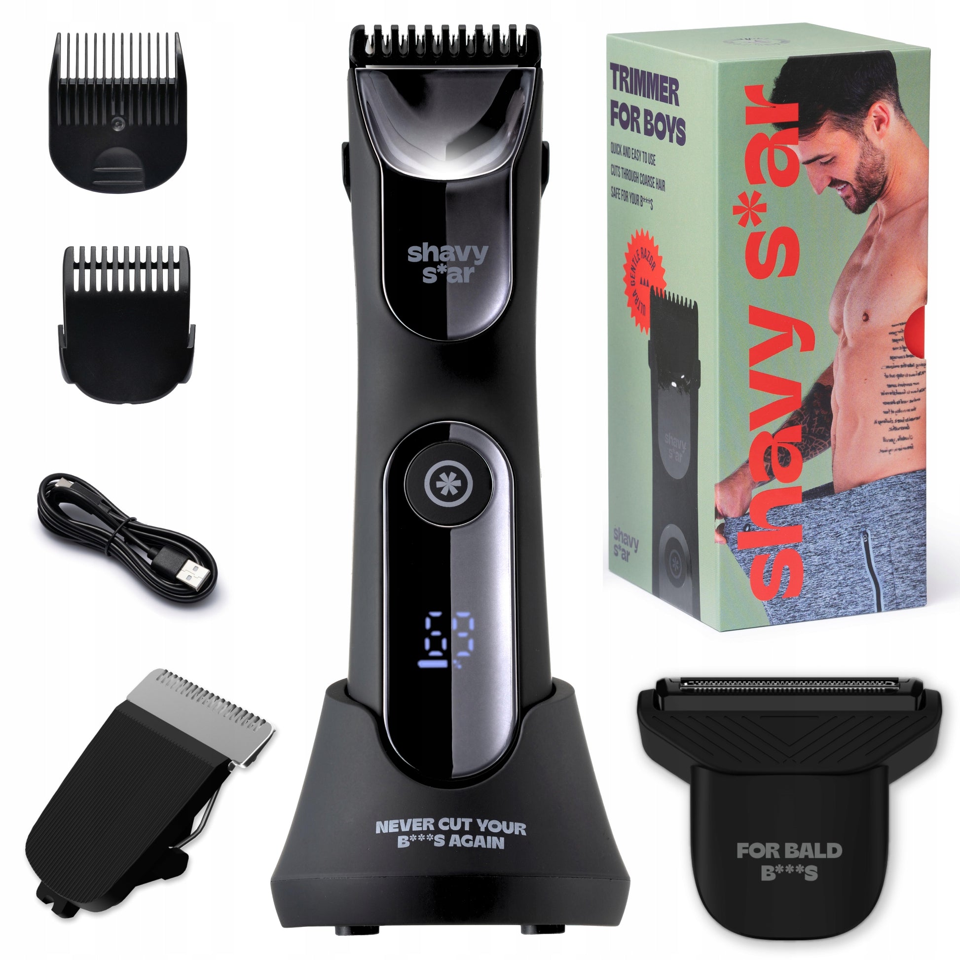 Plaukų kirpimo ir kūno trimeris intymiai zonai