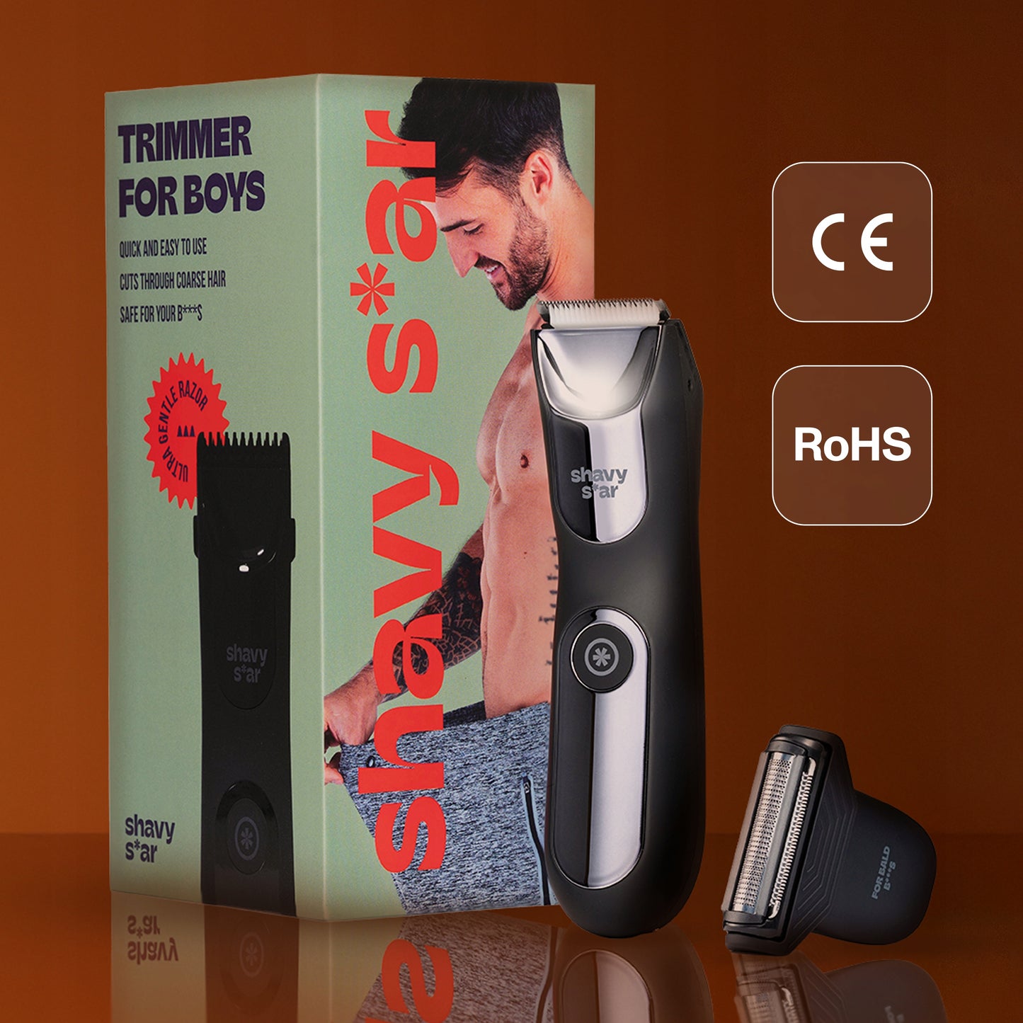 Plaukų kirpimo ir kūno trimeris intymiai zonai