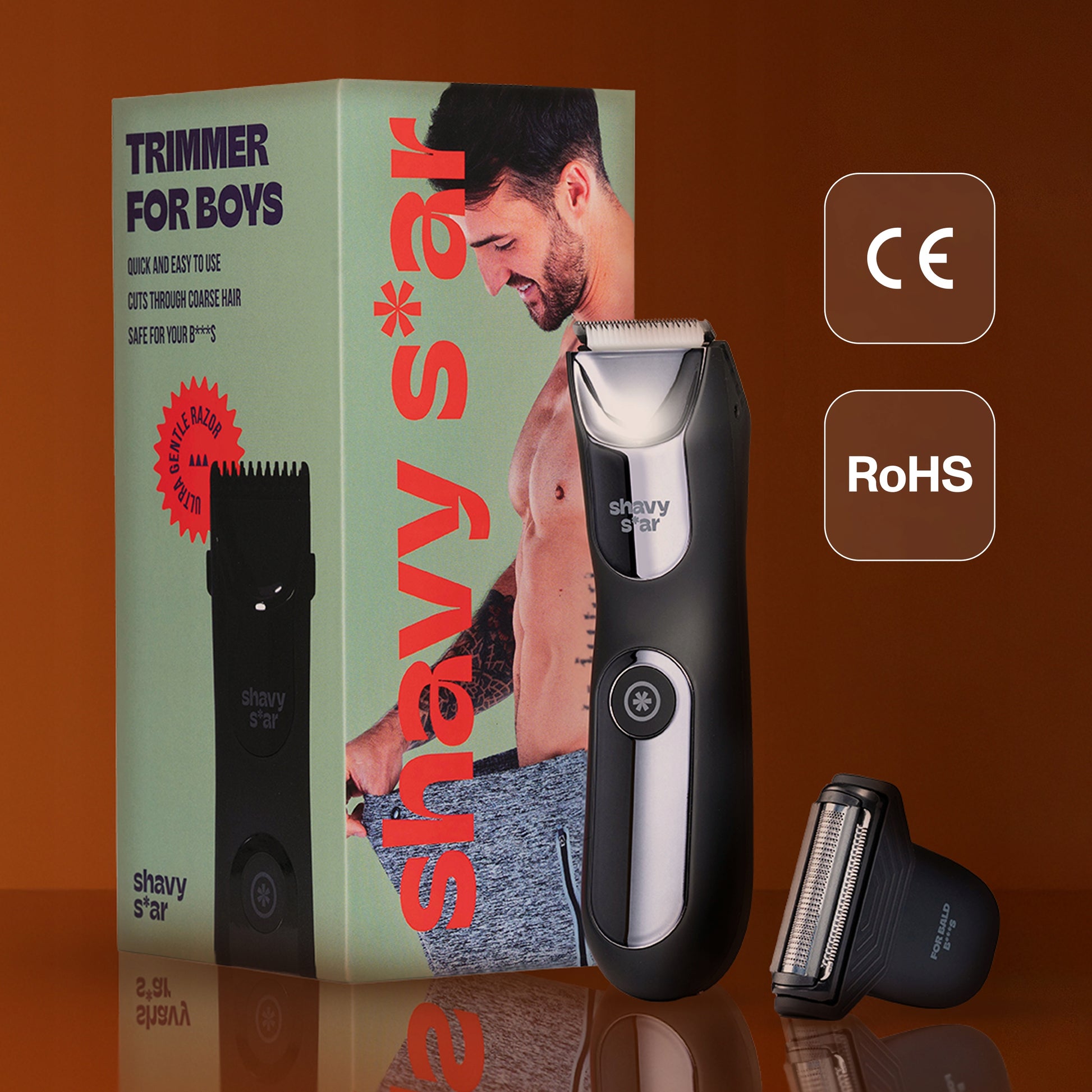 Plaukų kirpimo ir kūno trimeris intymiai zonai