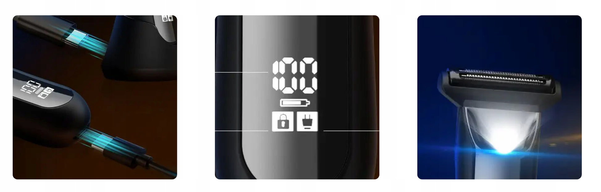 Plaukų kirpimo ir kūno trimeris intymiai zonai