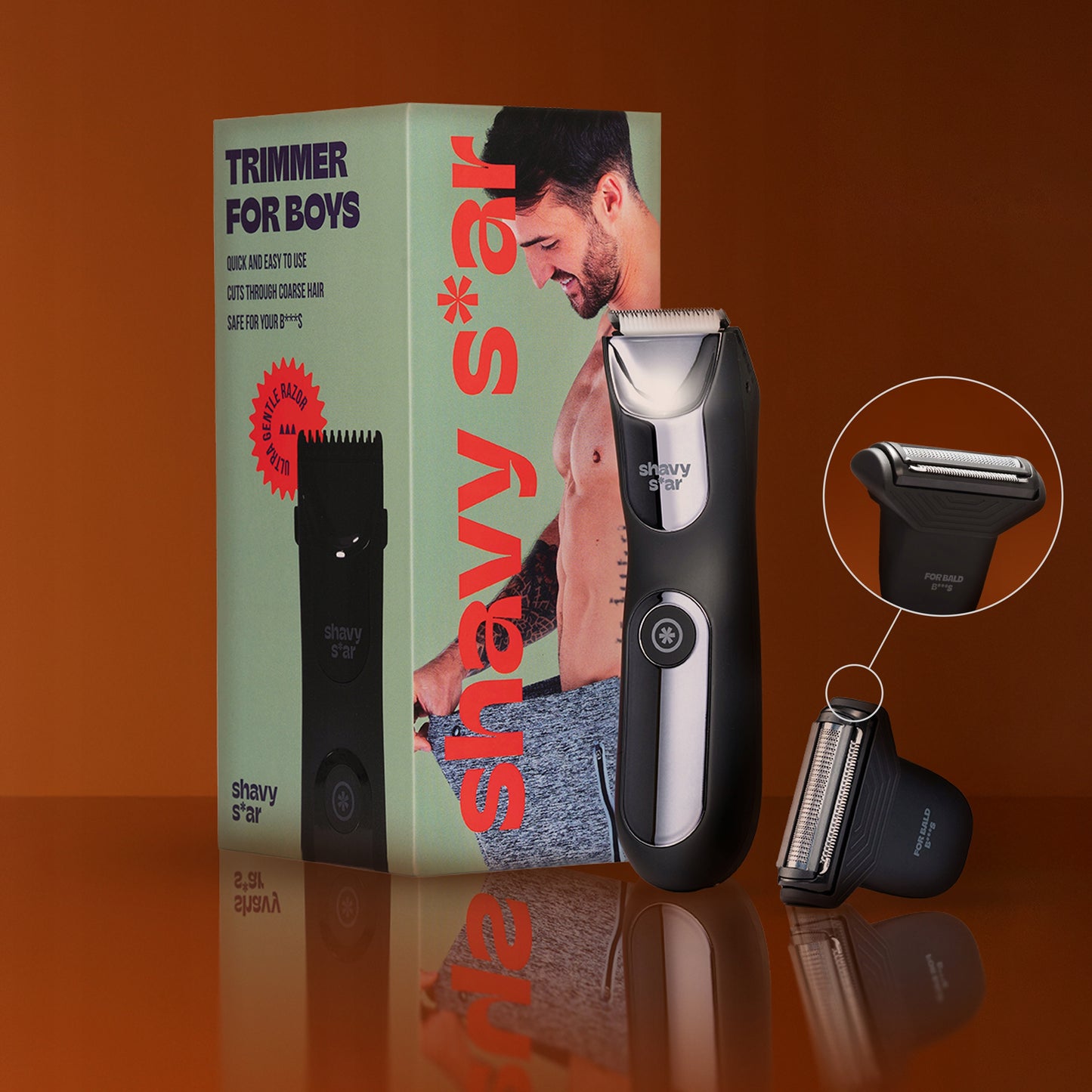 Plaukų kirpimo ir kūno trimeris intymiai zonai