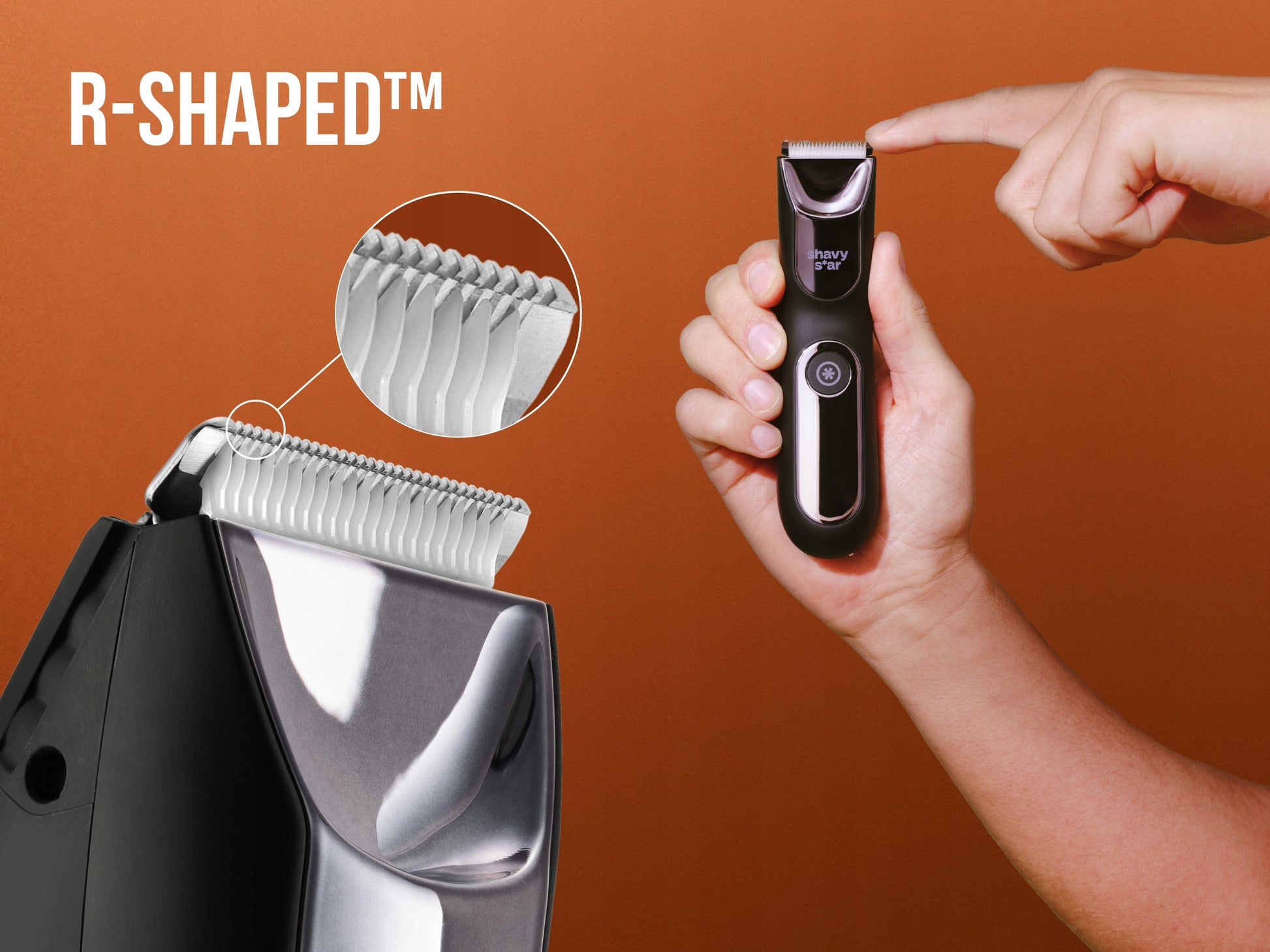 Plaukų kirpimo ir kūno trimeris intymiai zonai