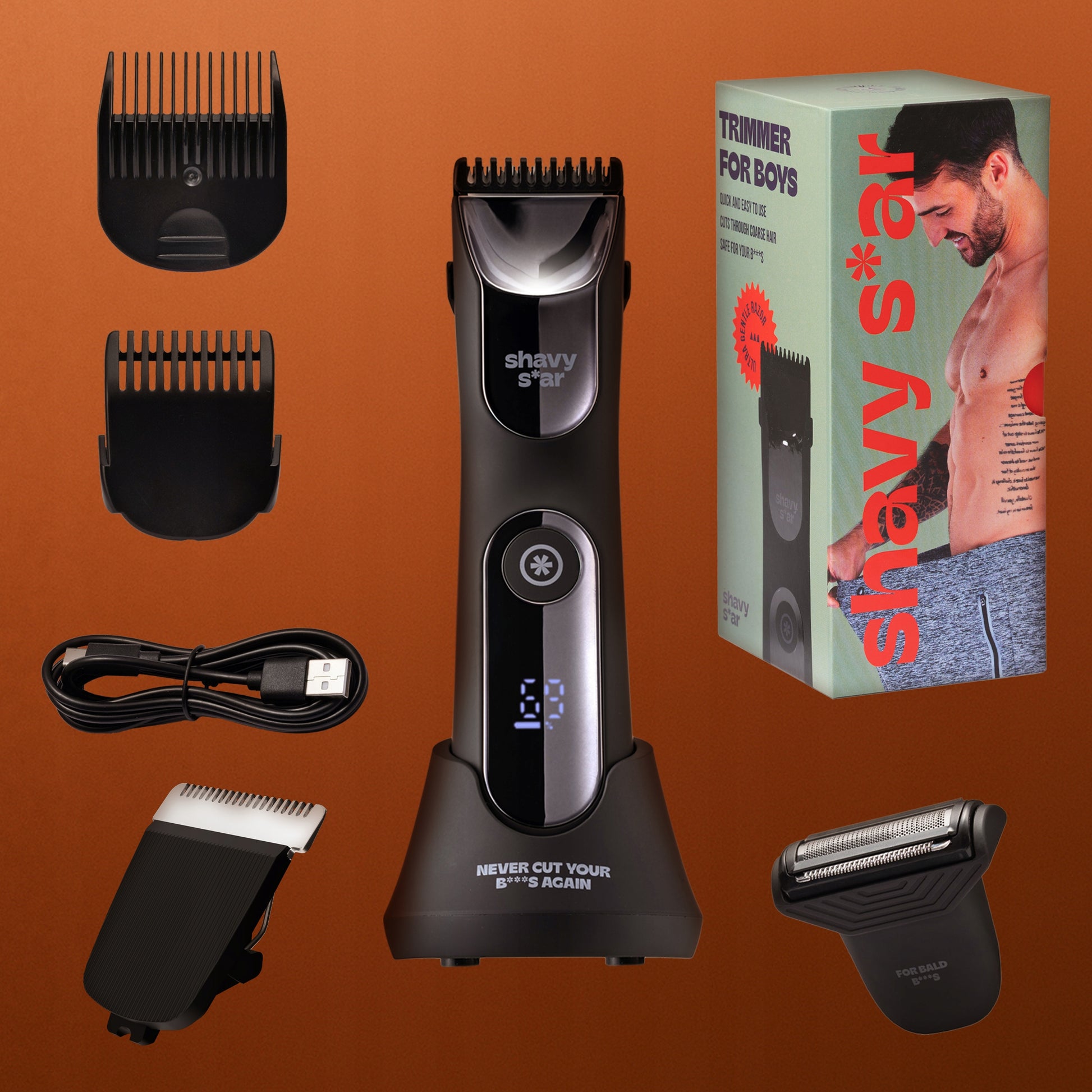 Plaukų kirpimo ir kūno trimeris intymiai zonai