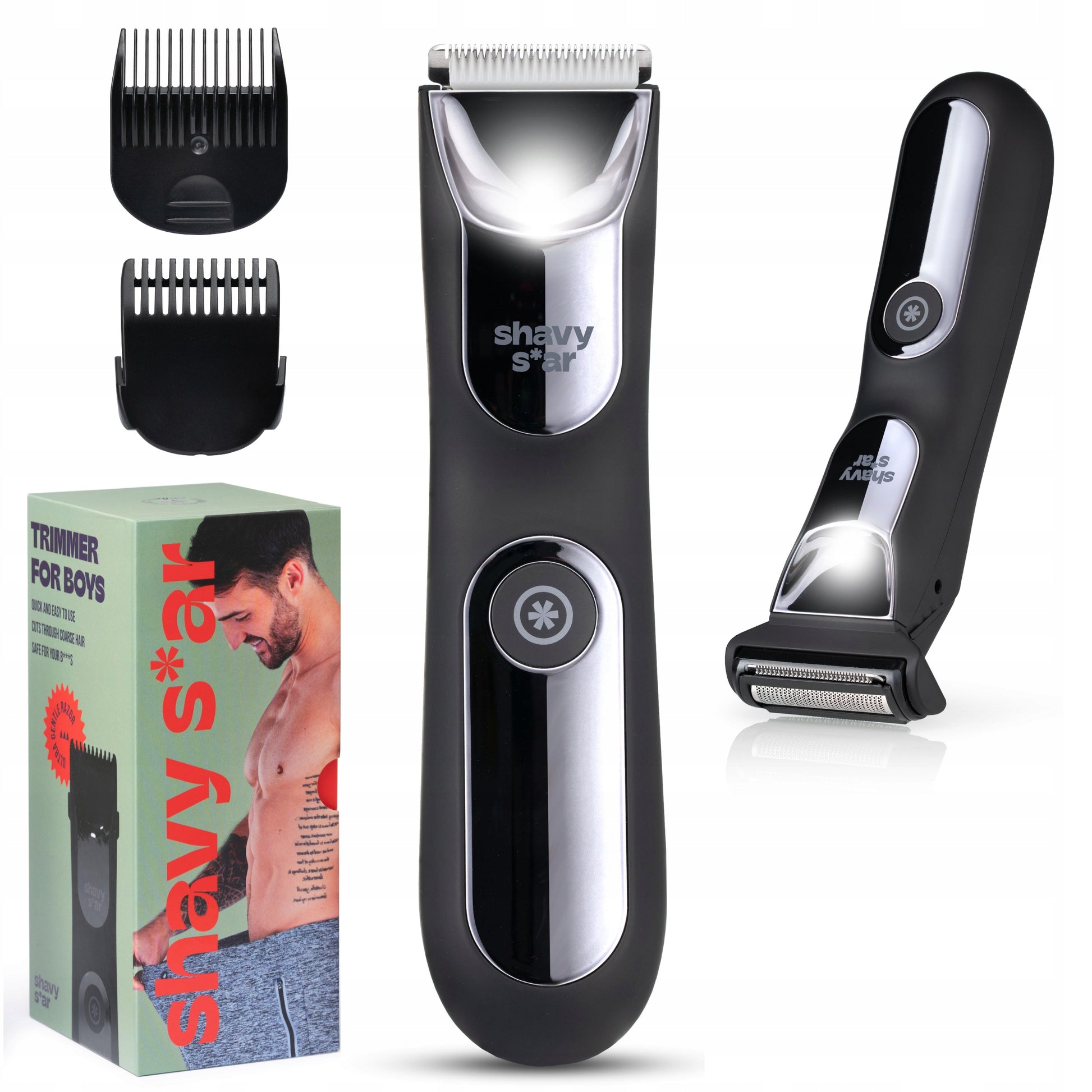 Plaukų kirpimo ir kūno trimeris intymiai zonai