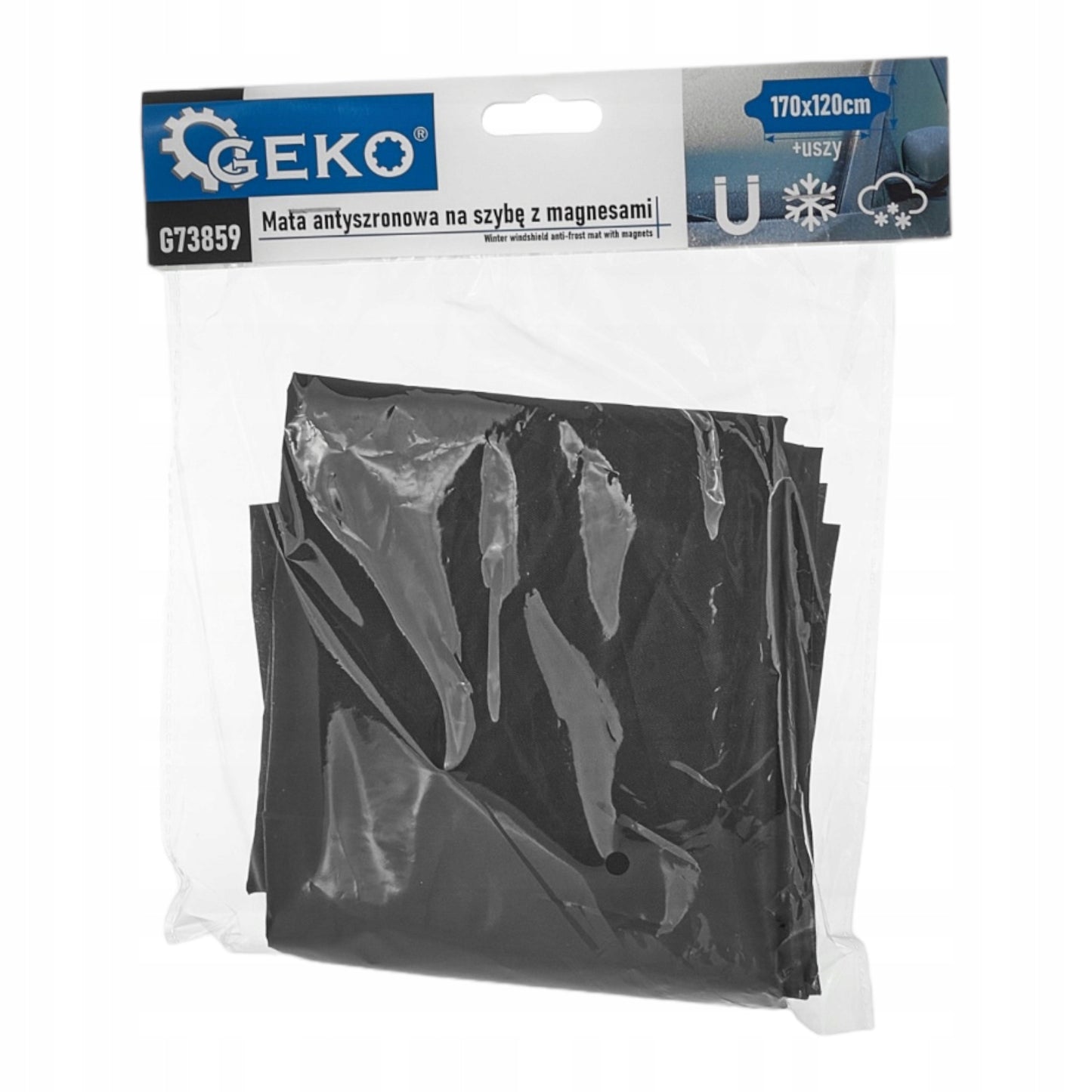 Kilimėlis nuo šalčio priekiniam stiklui su magnetais 170x120cm + krašteliai G73859