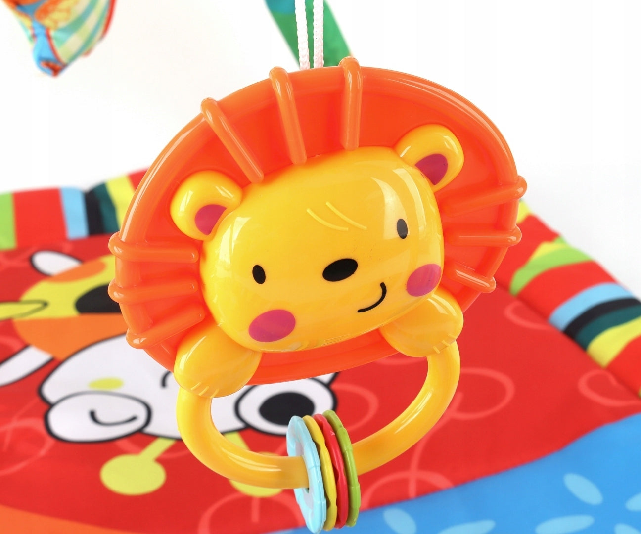 Edukacinis kilimėlis Spalvoti gyvūnėliai Sensorinis kūdikiams JL624-1D